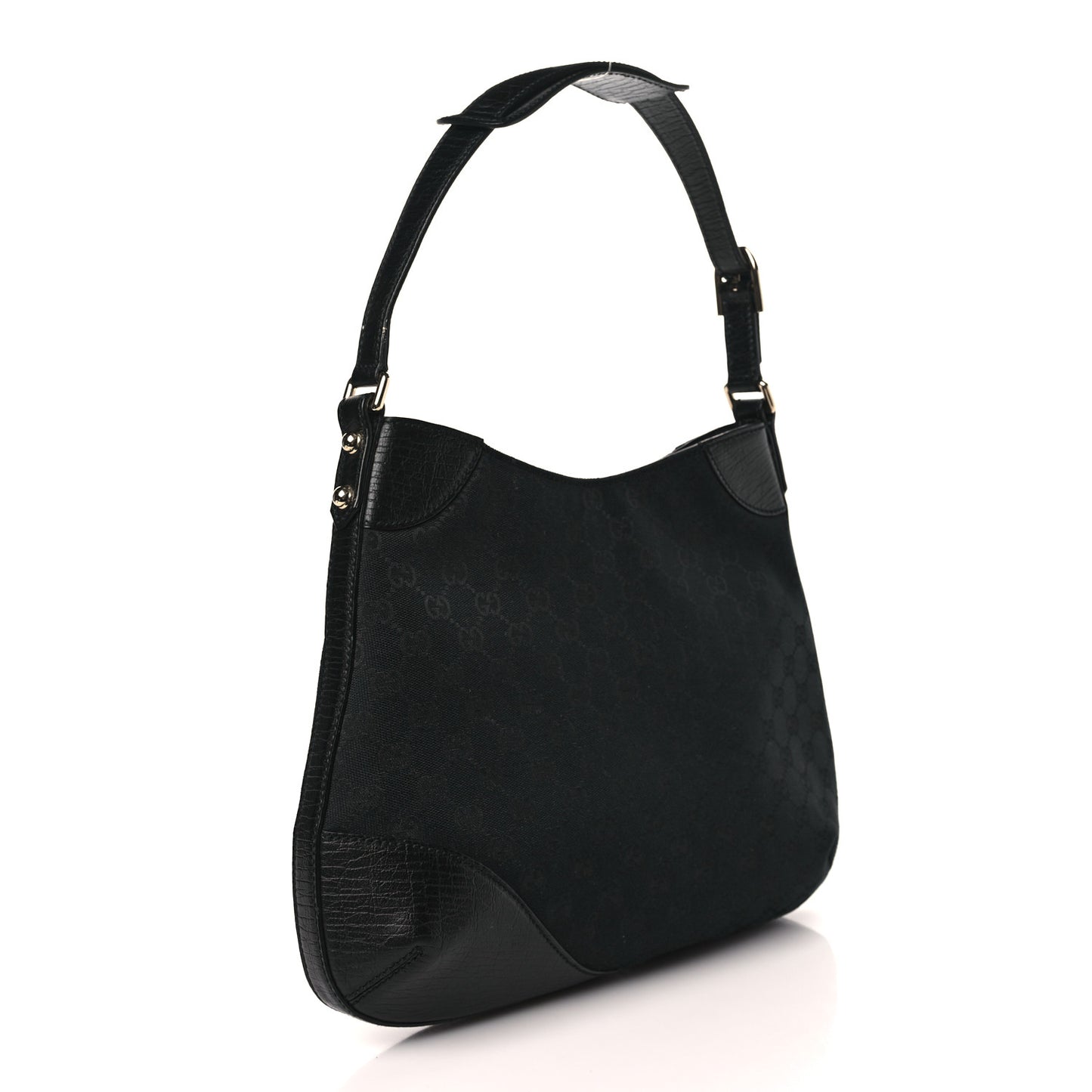 Monogram Web Hasler Hobo Black