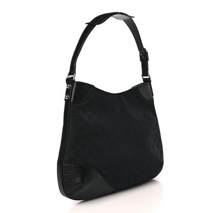 Gucci Monogram Web Hasler Hobo Black 3 of 9