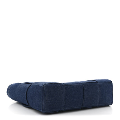 Bottega Veneta Denim Maxi Intrecciato Mens Arco Tote 5 of 10