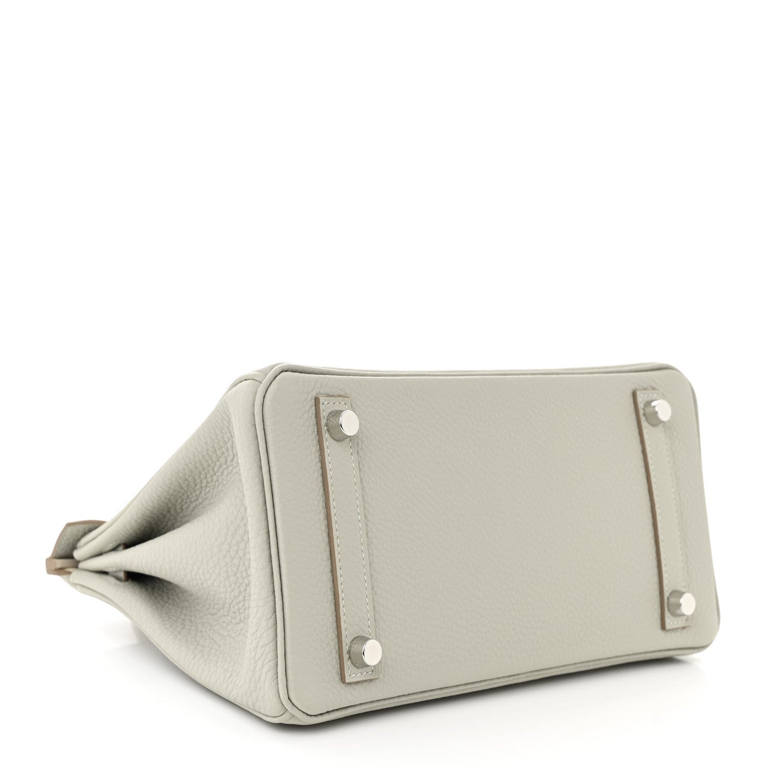 Hermes Togo Verso Birkin 25 Gris Perle Nata 4 of 11