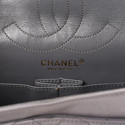 Chanel Aged Calfskin Quilted 2.55 Reissue 226 Flap Grey 5 of 13