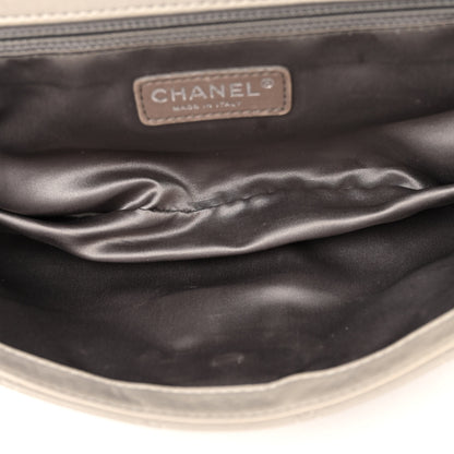 Chanel Lambskin East West Mademoiselle Flap Grey 5 of 10