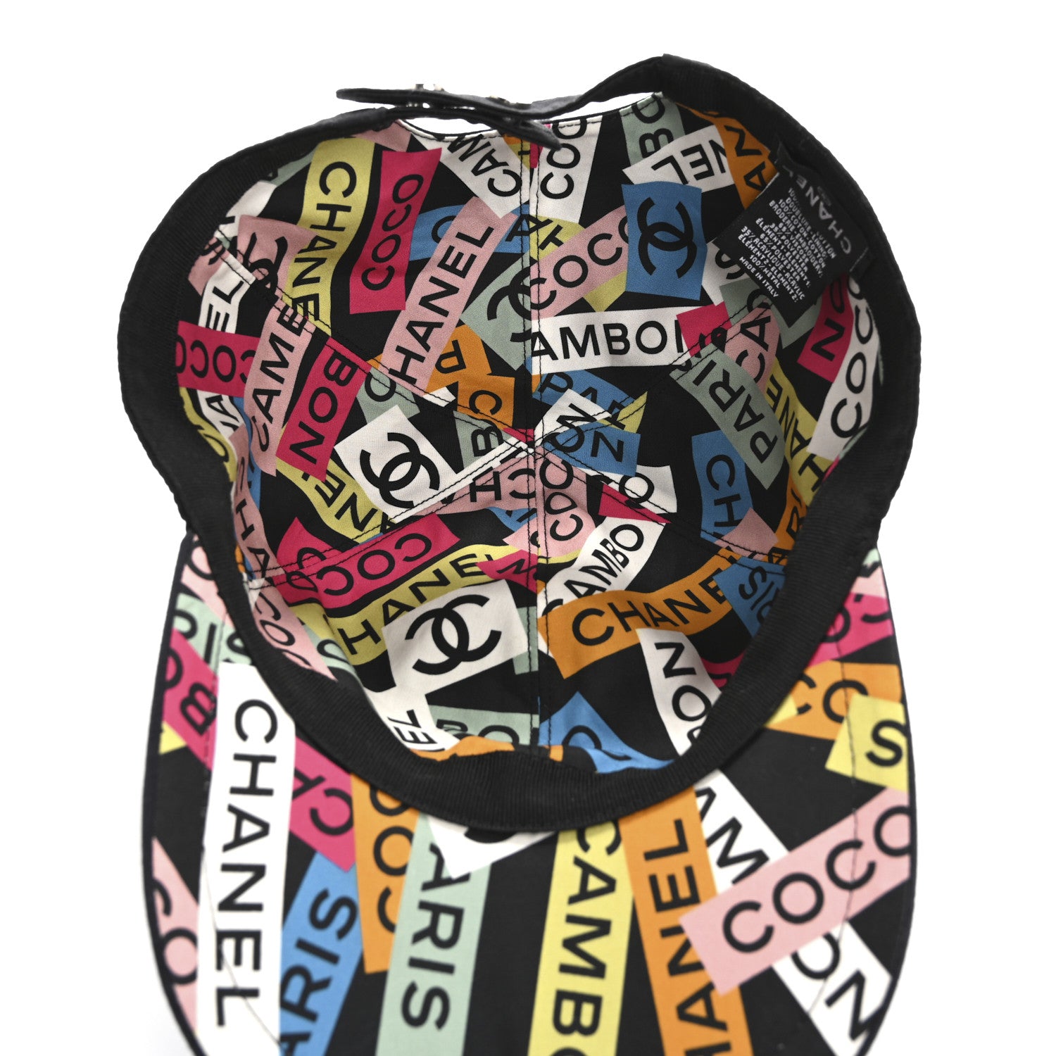 Chanel Cotton Sequin CC Cap Hat Black 1708581 – FASHIONPHILE