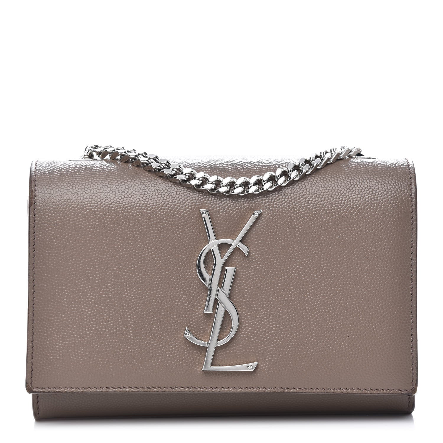 Saint Laurent Grain De Poudre Small Monogram Kate Satchel Fard 1 of 10