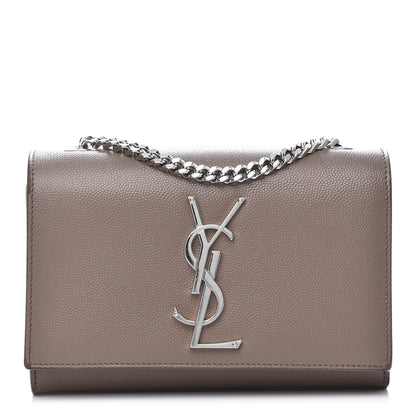 Saint Laurent Grain De Poudre Small Monogram Kate Satchel Fard 1 of 10