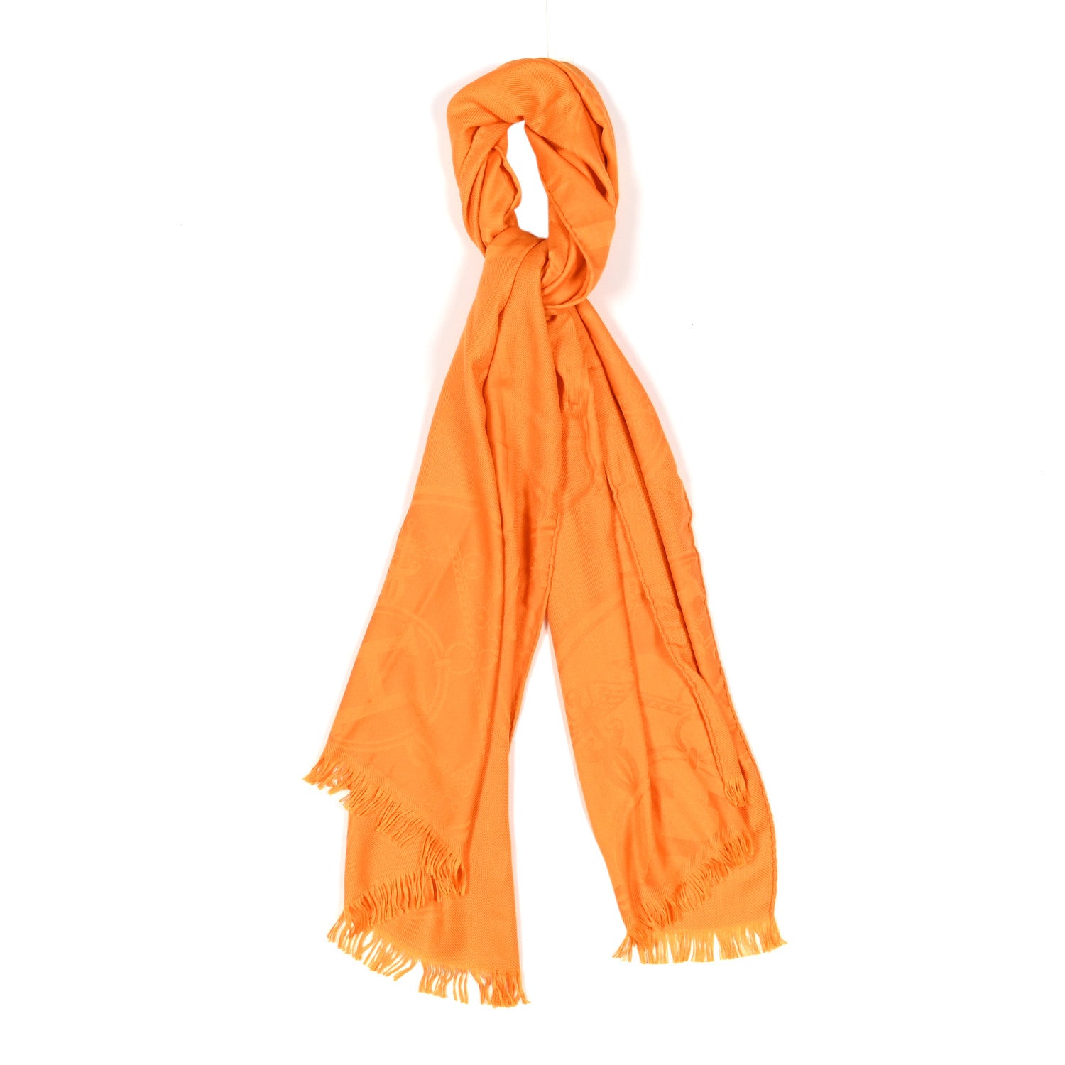 Hermes Cashmere Silk New Libris Stole 1 of 3