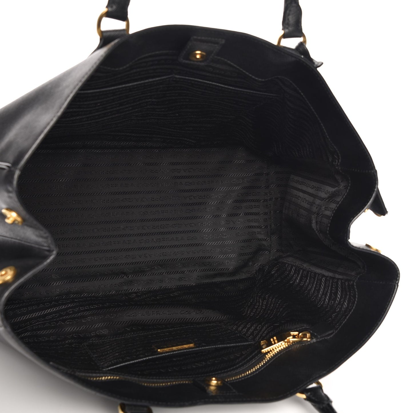 Saffiano Lux Extra Large Tote Black