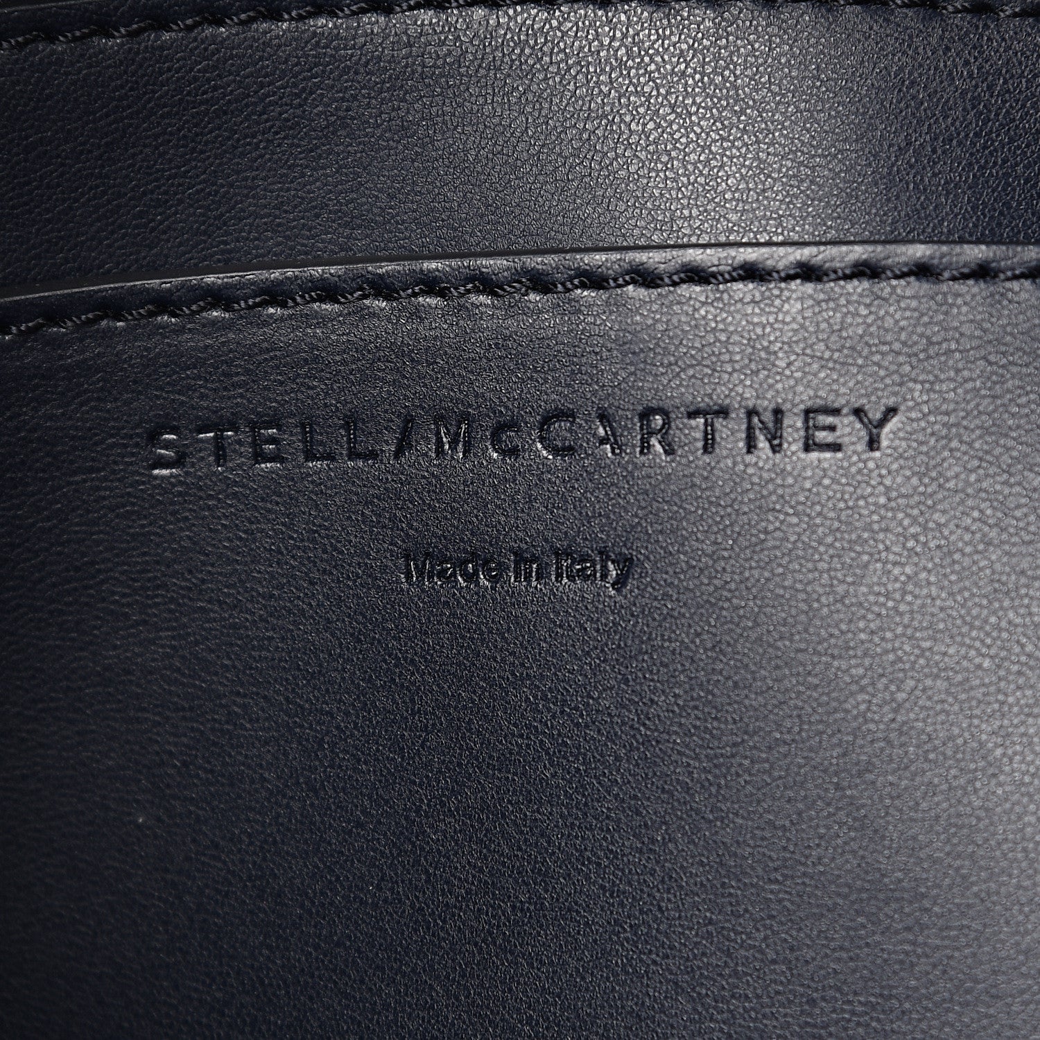 Stella McCartney Eco Alter Denim Perforated Logo Mini Crossbody Navy 5 of 8