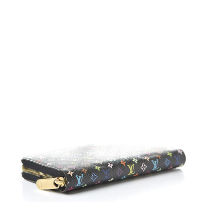 Louis Vuitton Monogram Multicolor Zippy Wallet Black Pistachio 4 of 7
