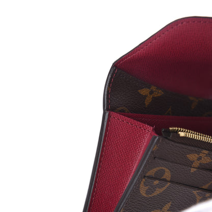 Louis Vuitton Monogram Emilie Wallet Fuchsia 8 of 9
