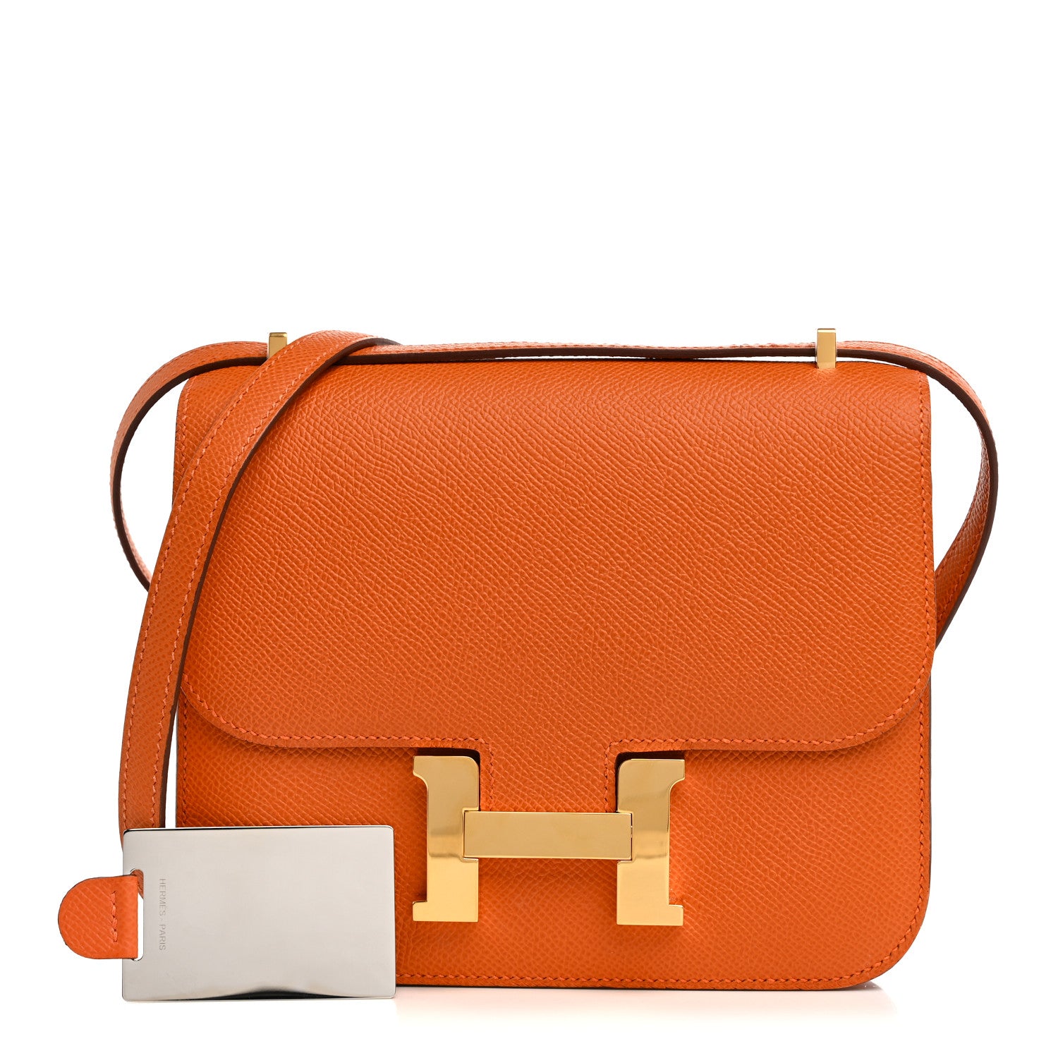 Hermes Epsom Constance 18 Orange 3 of 12