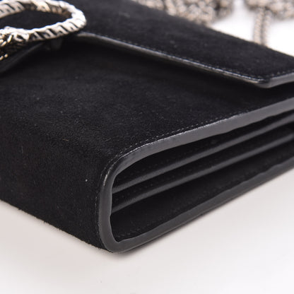 Gucci Suede Mini Dionysus Chain Wallet Black 9 of 9