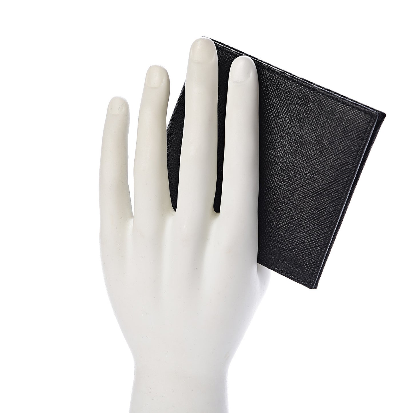 Saffiano Bi-Fold Wallet Black