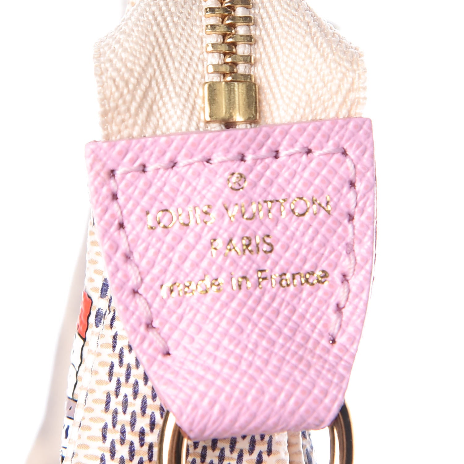 Louis Vuitton Damier Azur 2016 Christmas Animation Mini Pochette Accessories 6 of 7