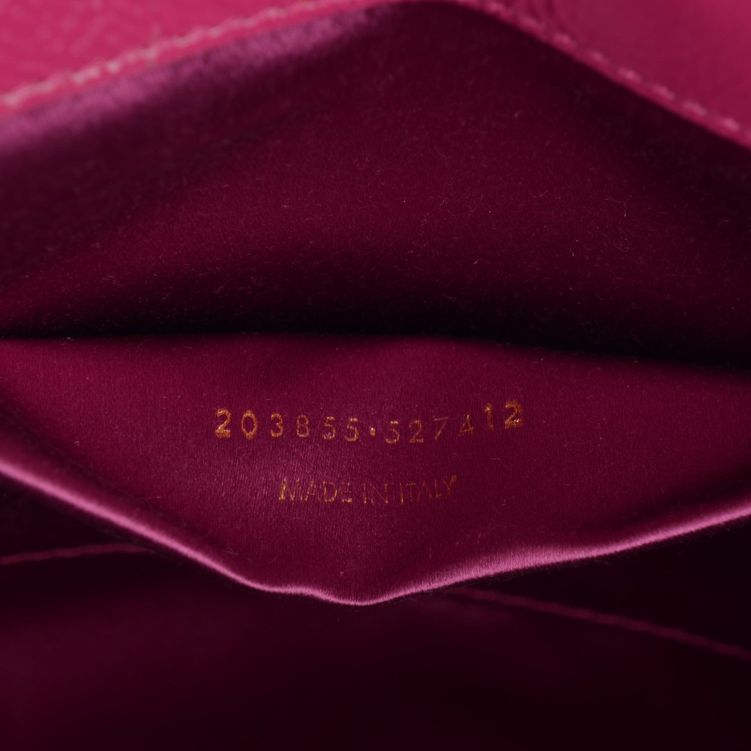 Saint Laurent Textured Patent Monogram Large Belle De Jour Clutch Fuchsia 7 of 7