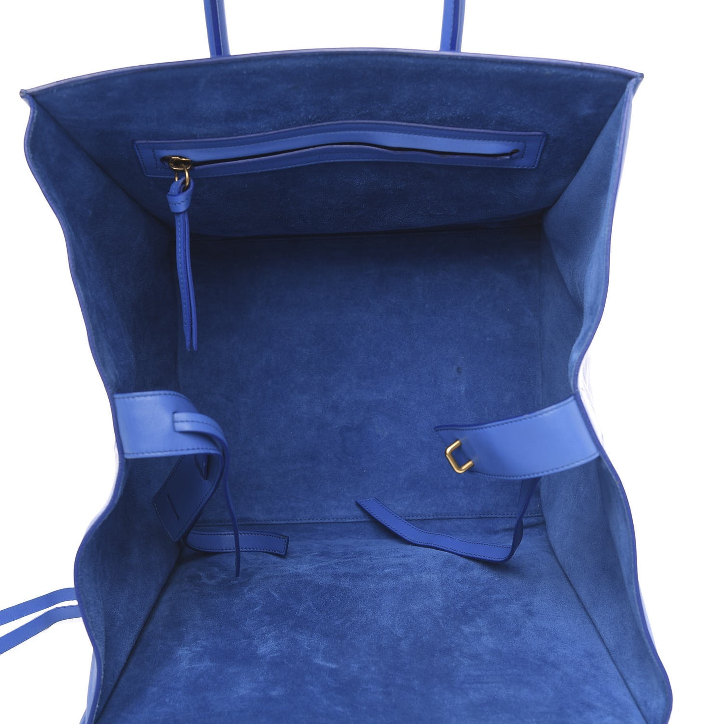 Smooth Calfskin Medium Phantom Luggage Electric Blue