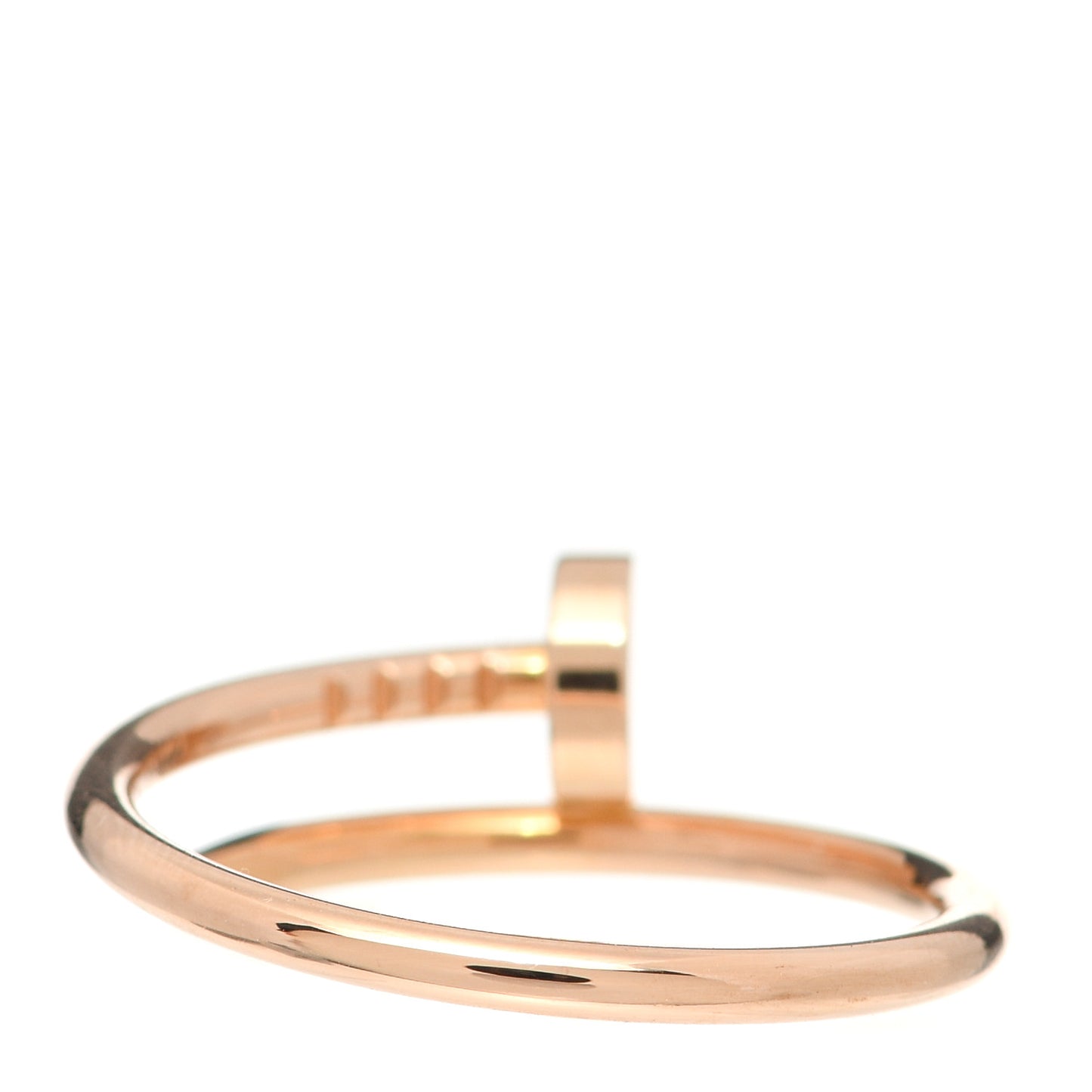 18K Pink Gold Small Juste Un Clou Ring 55 7.25