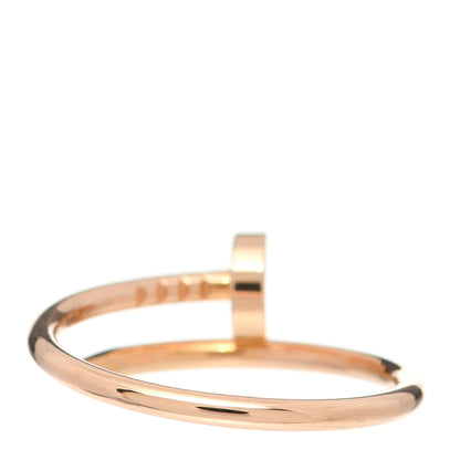Cartier 18K Pink Gold Small Juste Un Clou Ring 55 7.25 3 of 6
