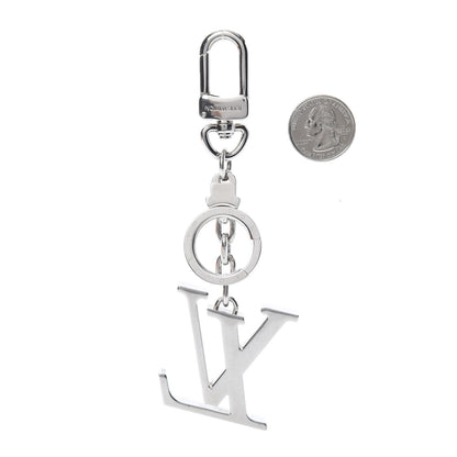 Louis Vuitton LV Facettes Bag Charm Key Holder Silver 2 of 5