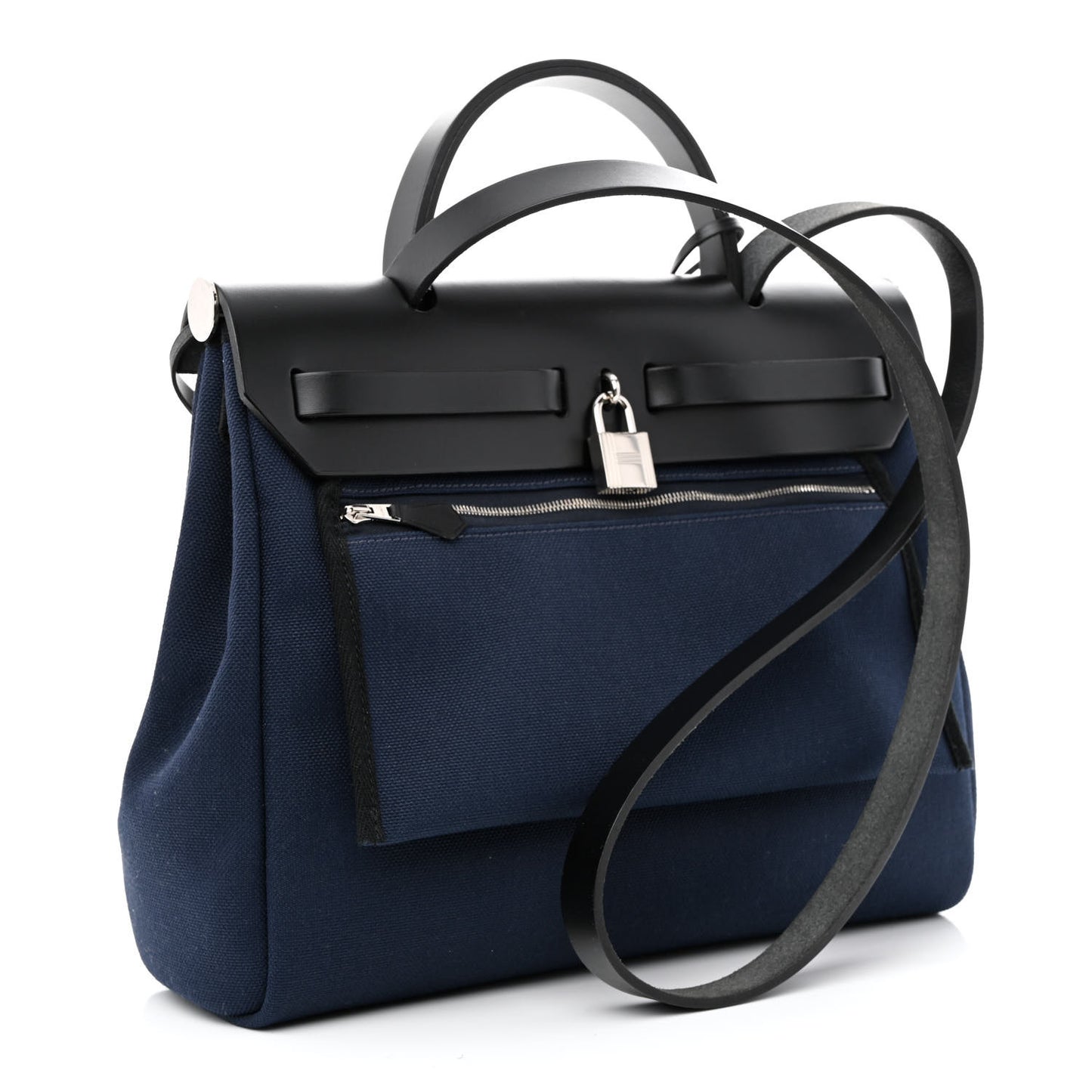 Military Toile Vache Hunter Herbag Zip Retourne 31 PM Bleu Marine Black