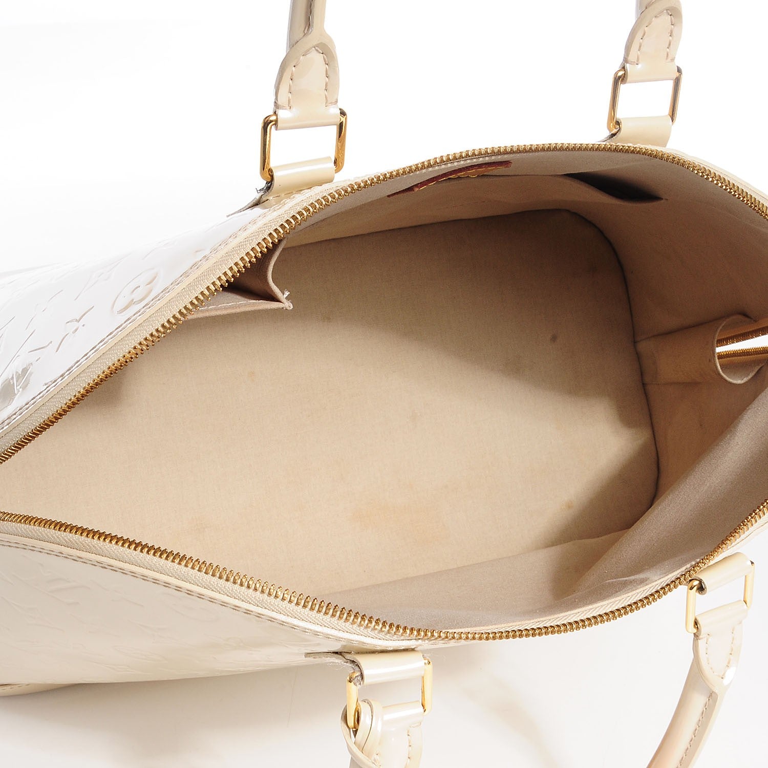 Louis Vuitton Vernis Alma GM Blanc Corail 6 of 7