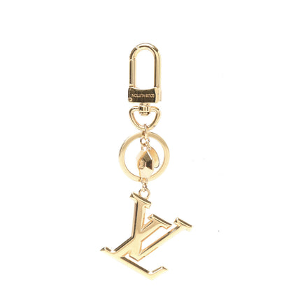 Louis Vuitton LV Facettes Bag Charm Key Holder Gold 1 of 4