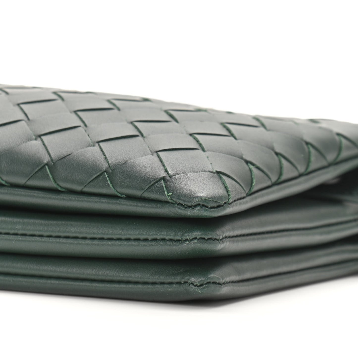 Nappa Intrecciato Triple Zip Messenger Bag Bottle