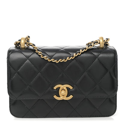 Chanel Calfskin Quilted Mini Perfect Fit Flap Black 3 of 28