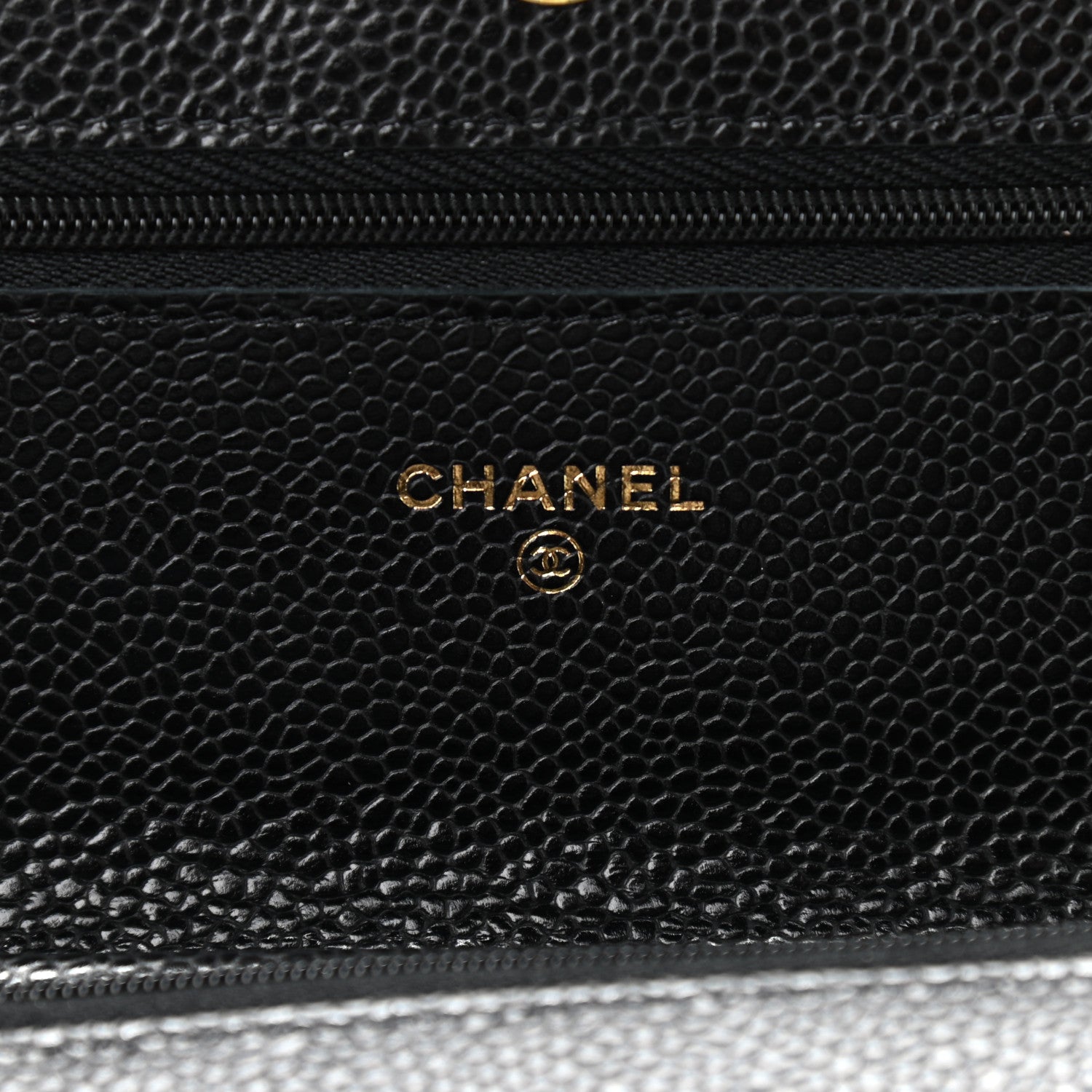 Chanel Caviar Quilted Wallet On Chain WOC Black 6 of 12
