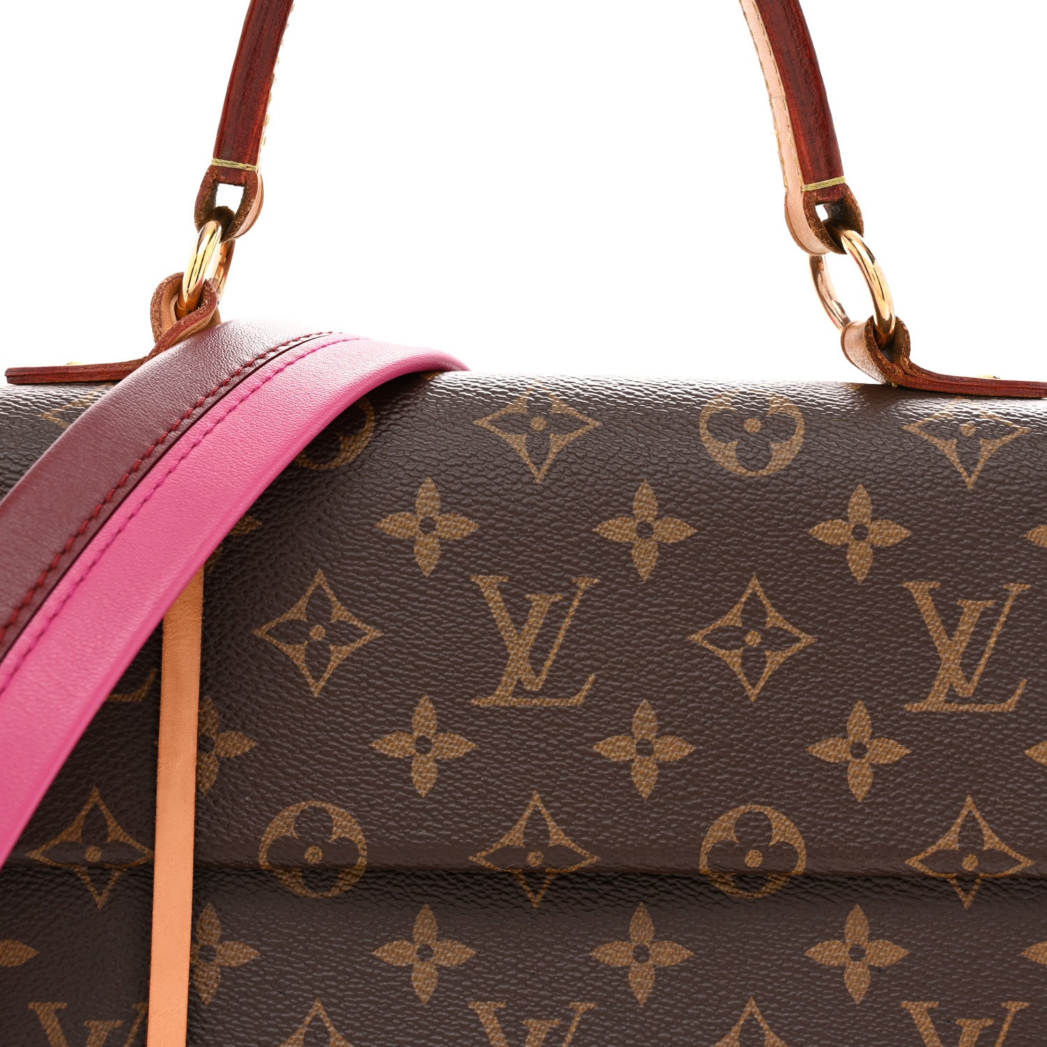 Louis Vuitton Monogram Cluny BB Bordeaux Fuchsia 7 of 11