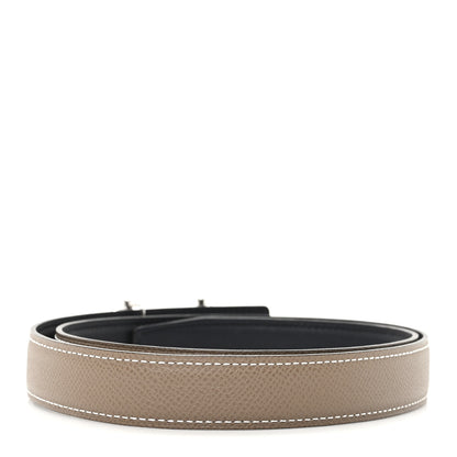Hermes Swift Epsom 24mm Gamma Belt 80 Black Etoupe 2 of 4