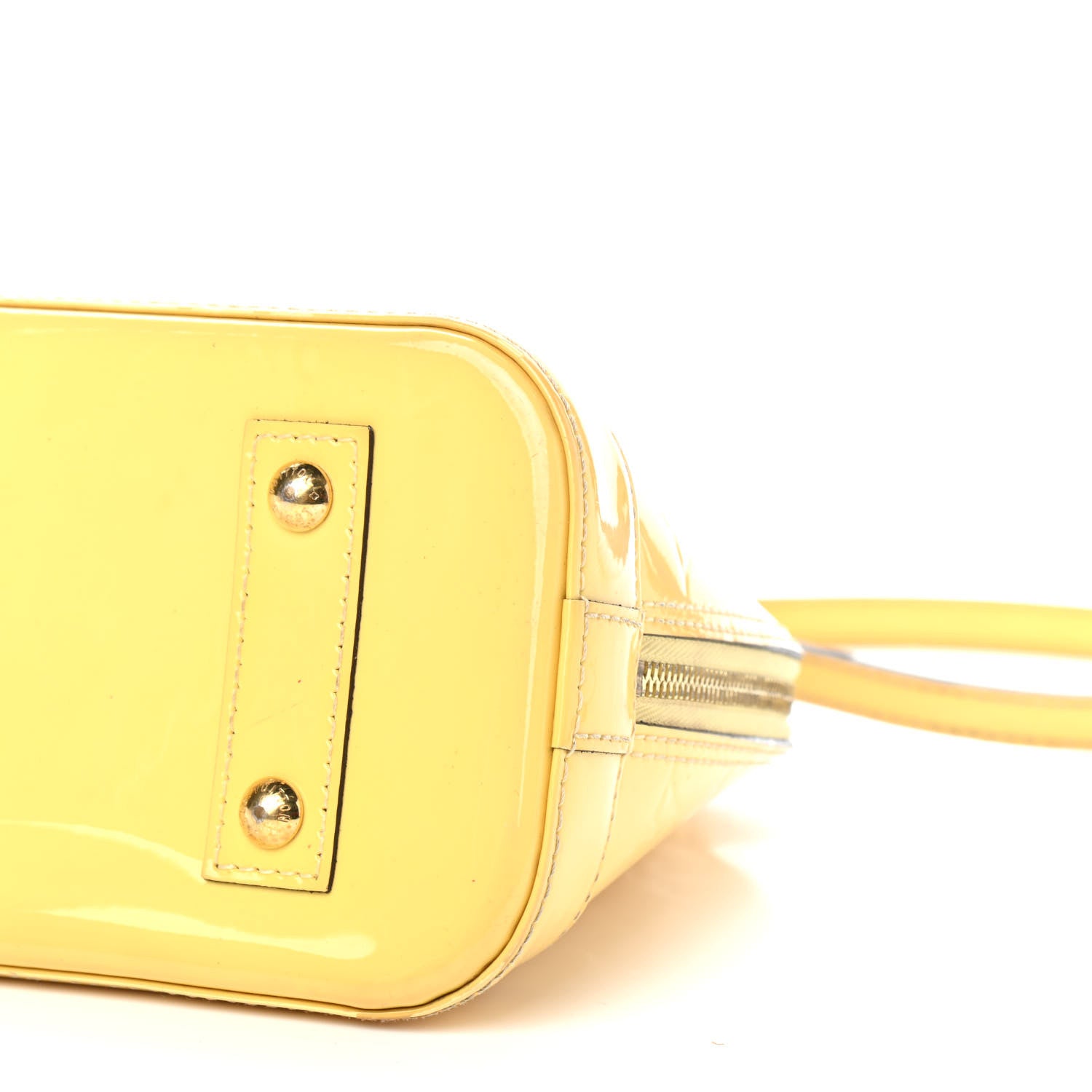 Louis Vuitton Vernis Alma BB Citrine 8 of 8