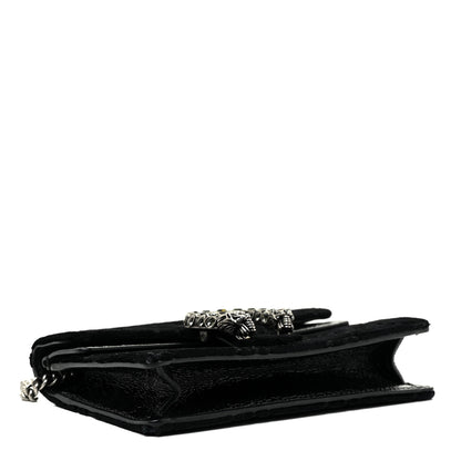 Gucci Velvet GG Monogram Super Mini Dionysus Shoulder Bag Black 4 of 18