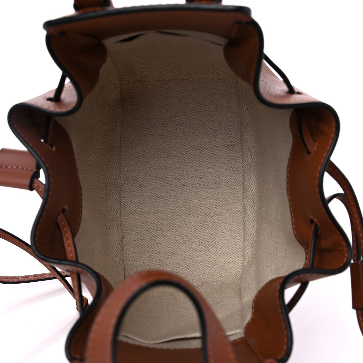 Loewe Calfskin Mini Hammock Shoulder Bag Tan 5 of 9
