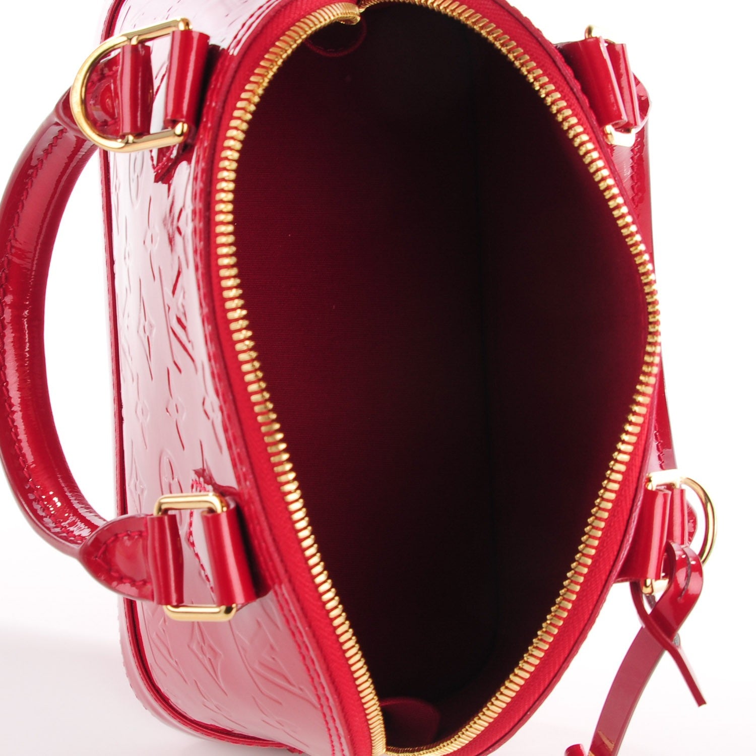 Louis Vuitton Vernis Alma BB Pomme D'Amour 7 of 7