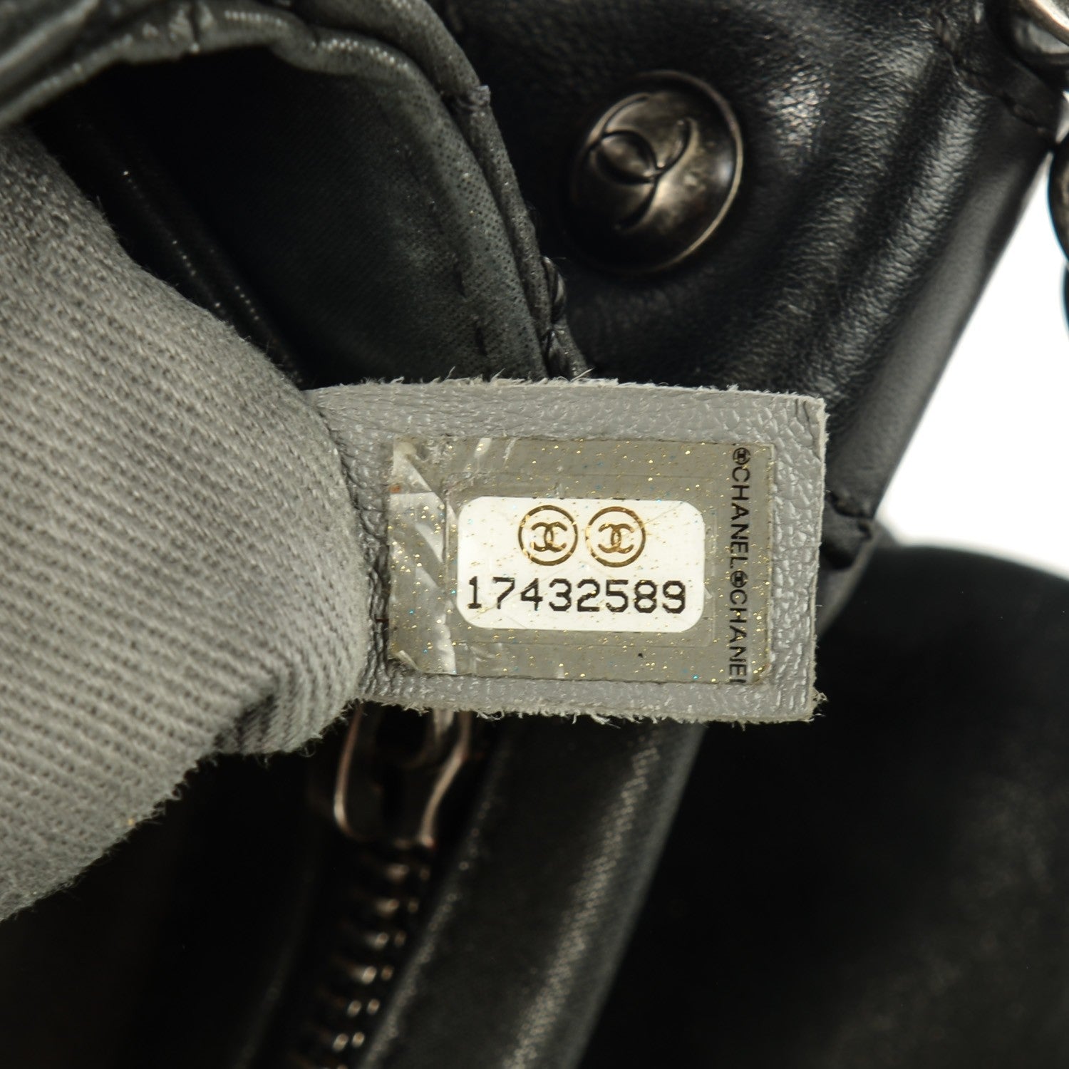 Chanel Iridescent Calfskin Coco Daily Medium Flap Black 6 of 7