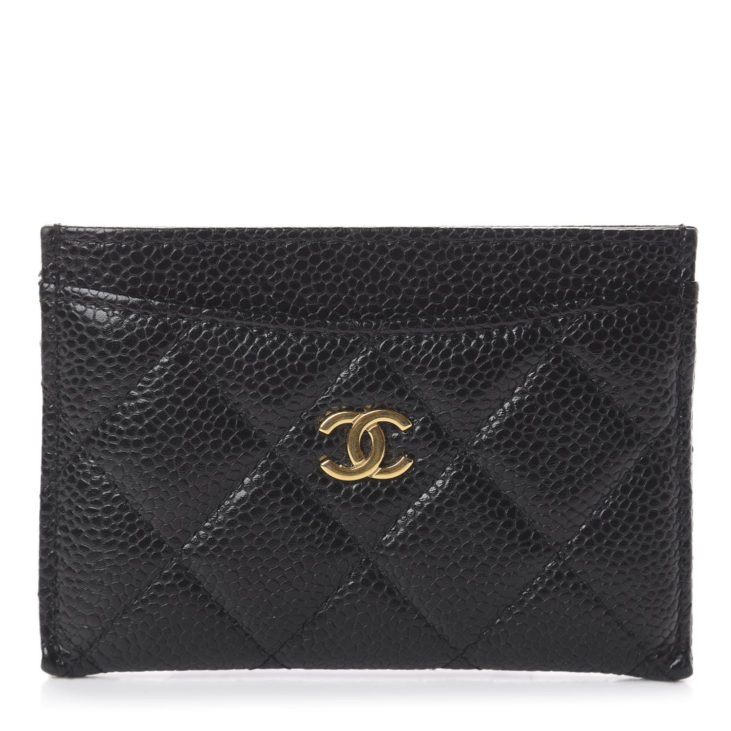 Chanel Caviar Quilted Card Holder Black 1 of 6