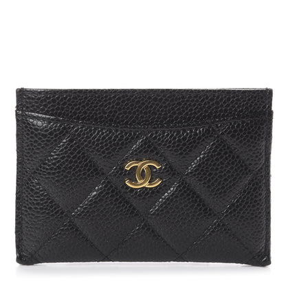 Chanel Caviar Quilted Card Holder Black 1 of 6