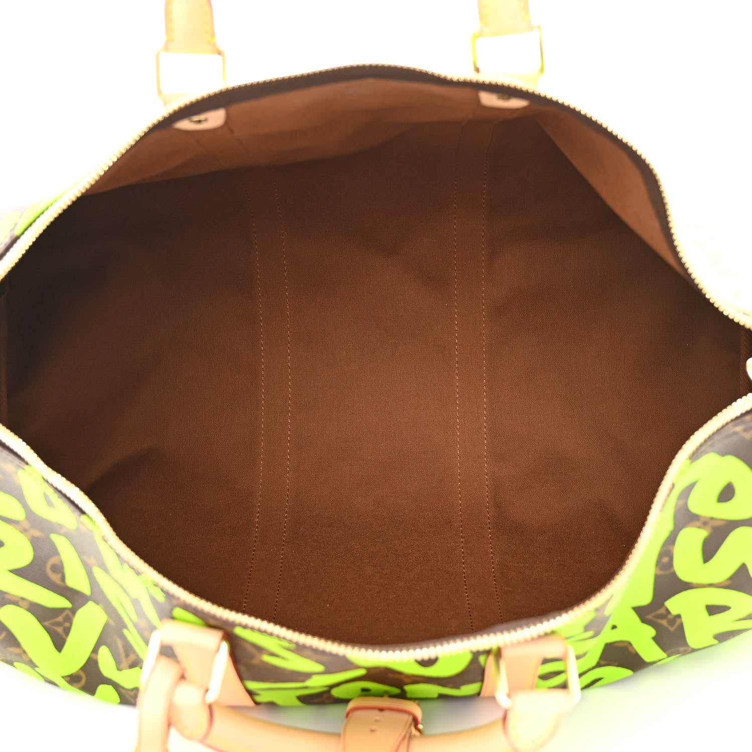 Louis Vuitton Monogram Graffiti Keepall 50 Green 5 of 11