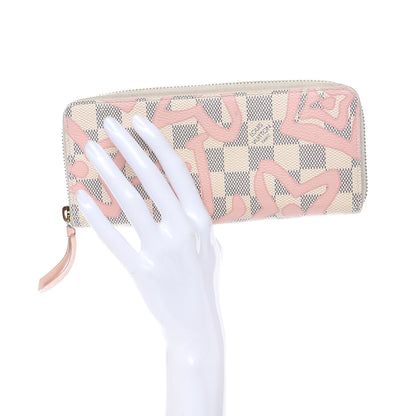 Louis Vuitton Damier Azur Tahitienne Clemence Wallet 2 of 15