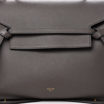 Celine Grained Calfskin Mini Belt Bag Grey 9 of 9