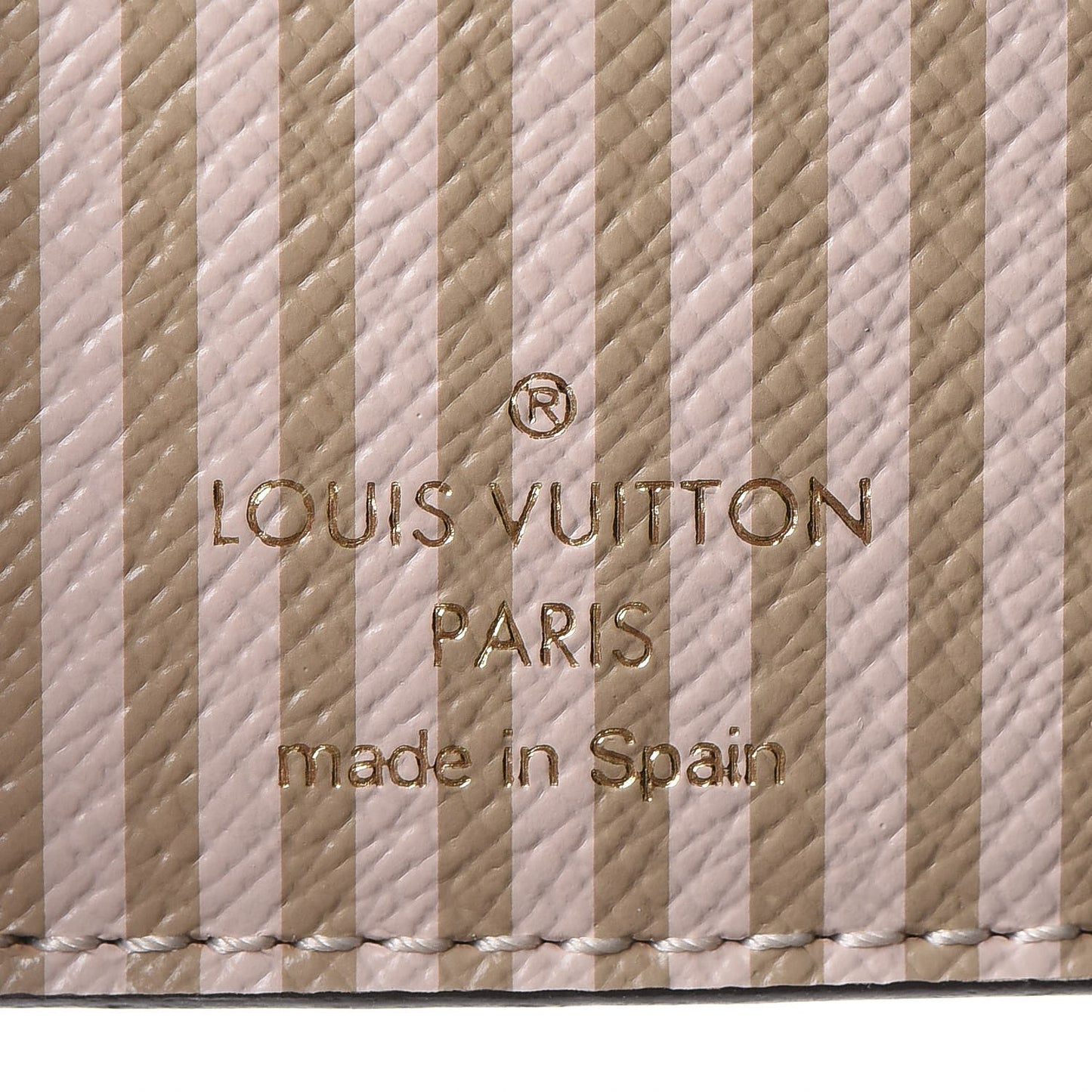 Damier Ebene Illustre Trunk Key Holder Beige