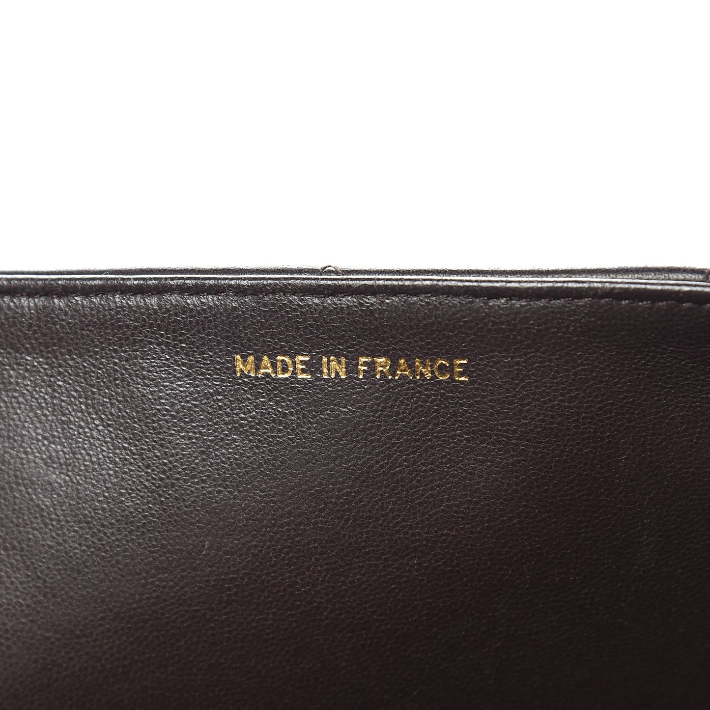 Lambskin XL Jumbo CC Single Flap Brown