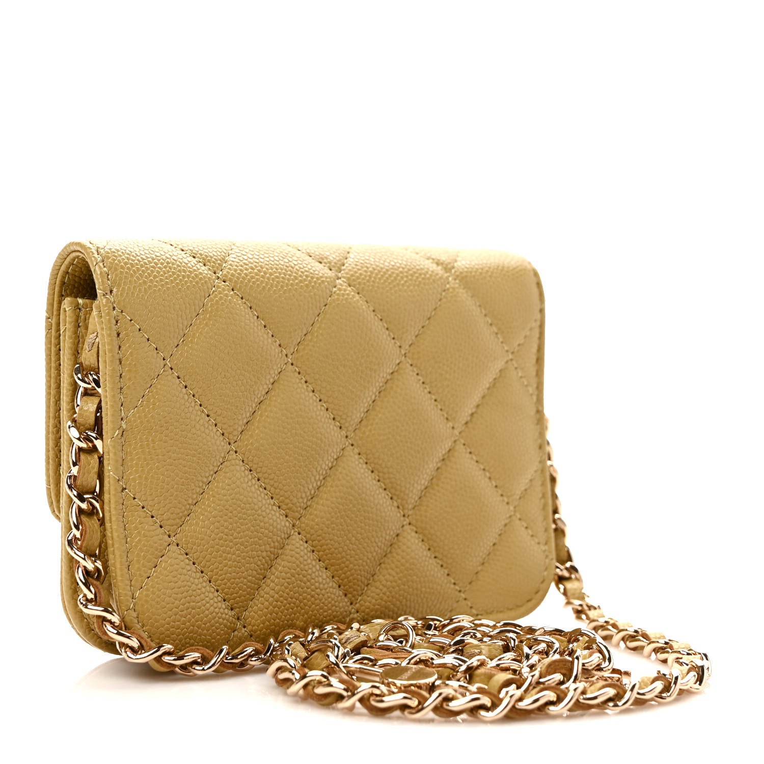 Chanel Caviar Quilted Belt Bag Light Green 3 of 11