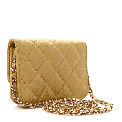 Chanel Caviar Quilted Belt Bag Light Green 3 of 11