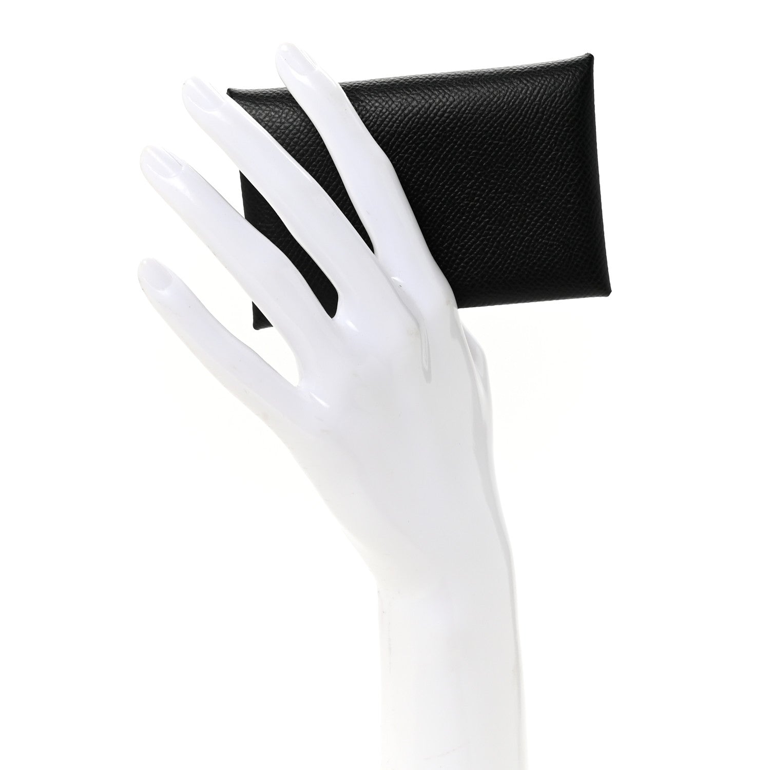 Hermes Epsom Calvi Card Case Black 2 of 7