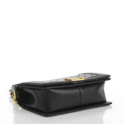 Chanel Lambskin Quilted Medium Boy Flap Black 4 of 7