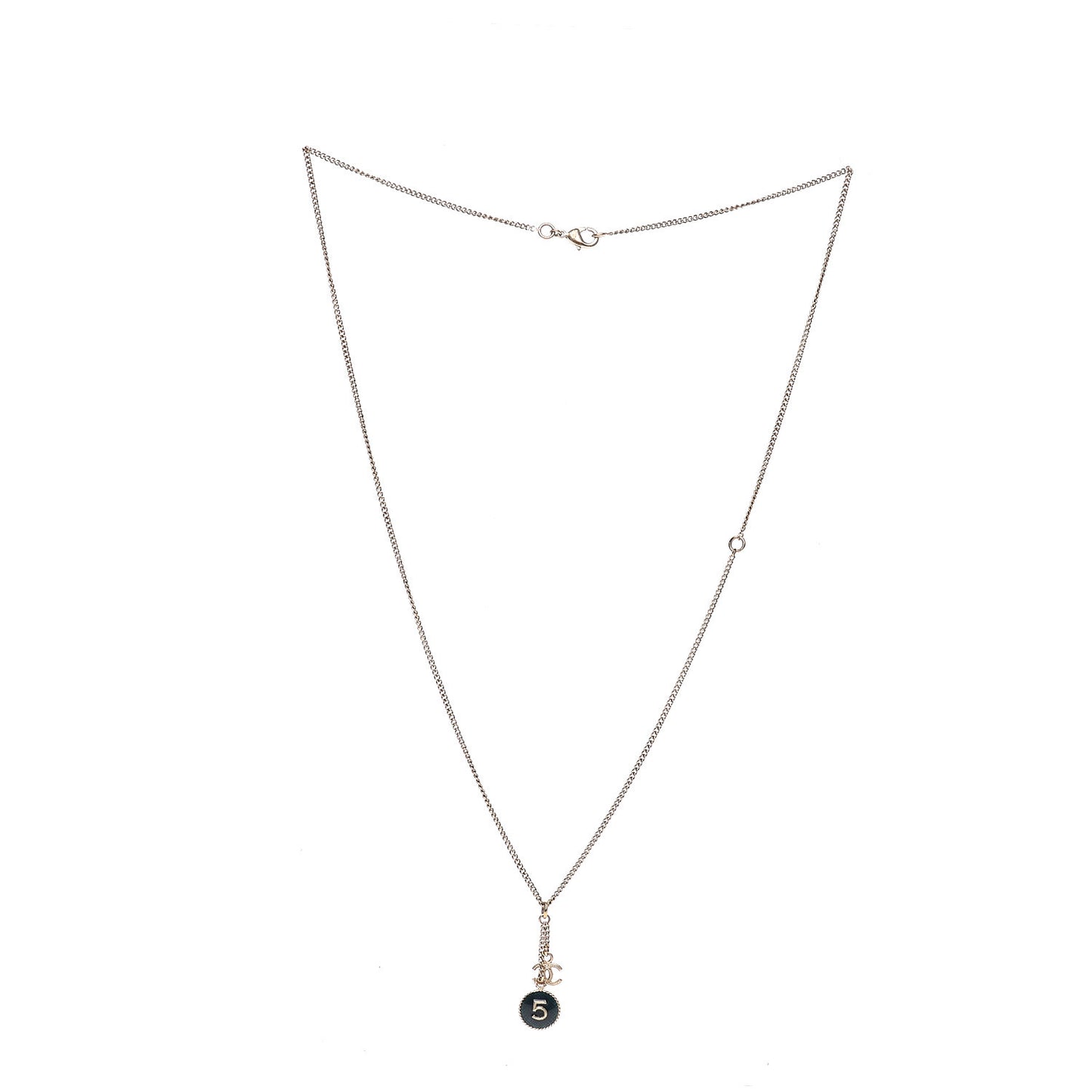 No 5 CC Necklace Gold
