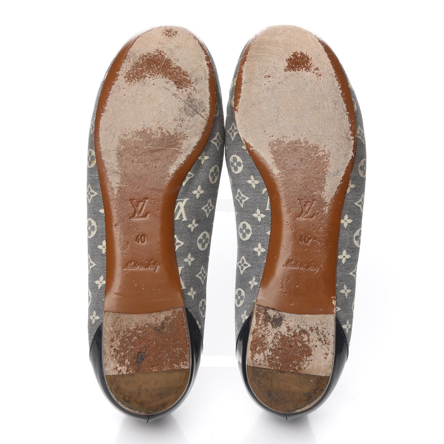 Louis Vuitton Monogram Idylle Ballerina Flats 40 Encre 5 of 14