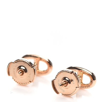 Hermes 18K Rose Gold TPM Farandole Stud Earrings 3 of 6